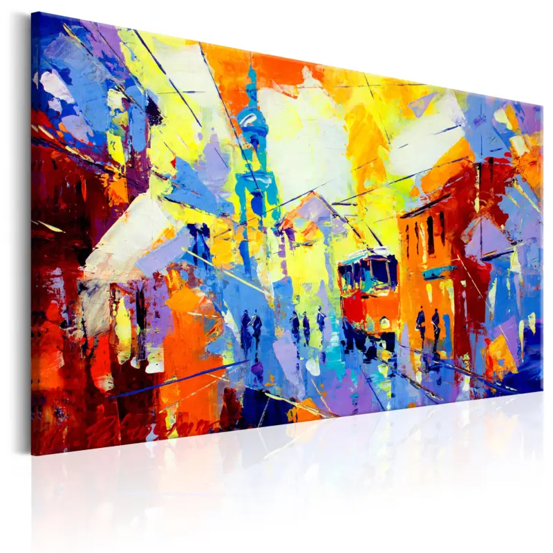 Schilderij - Colours of the City - 120x80 Dernier Modèle