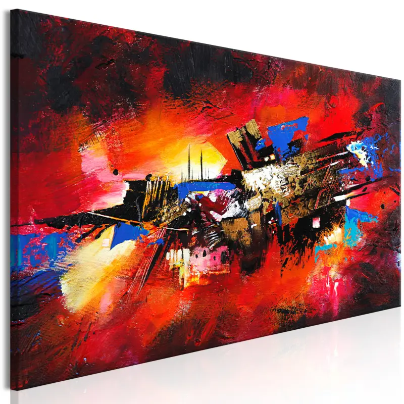 Schilderij - Colours of Childhood (1 Part) Narrow - 135x45 Nouveauté