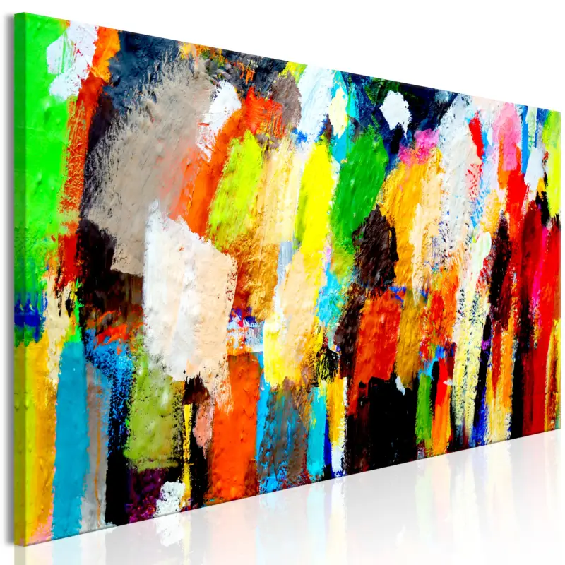 Schilderij - Colourful Variations - 150x50 Dernière Chance