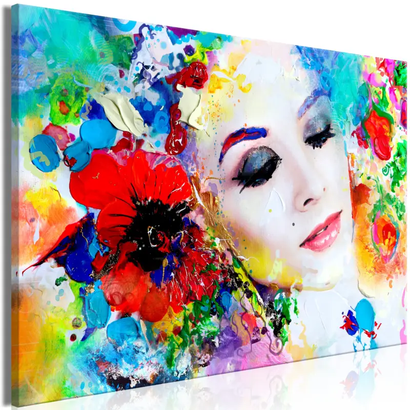 Schilderij - Colourful Thoughts (1 Part) Wide - 120x80 Promotion Saisonnière