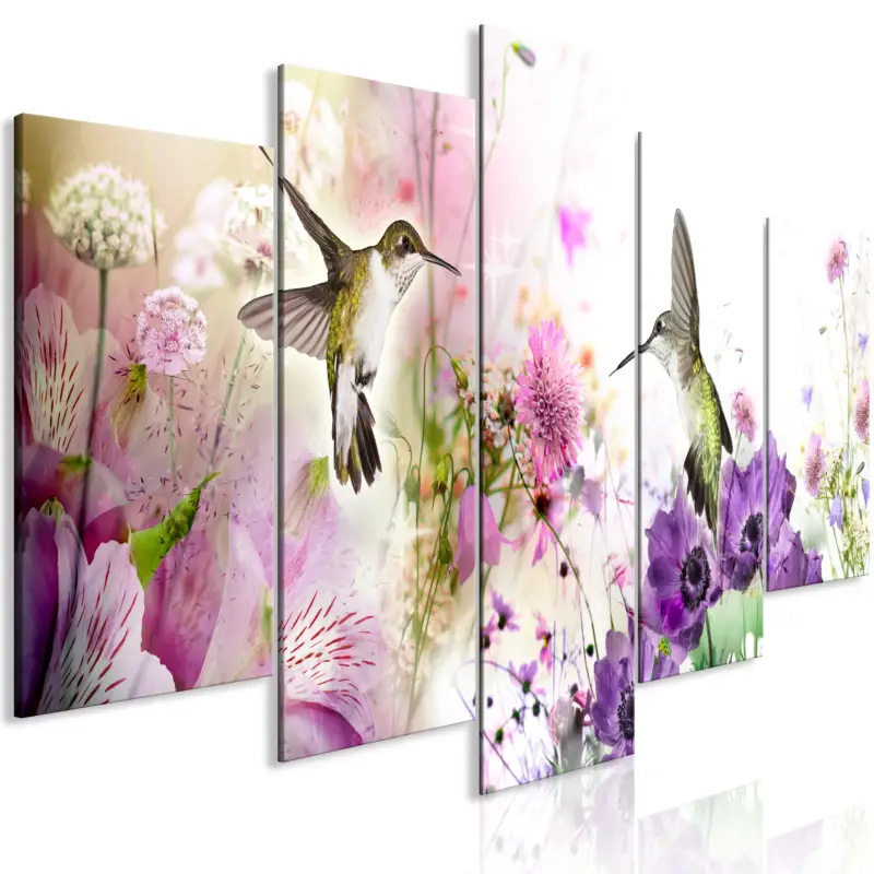 Schilderij - Colourful Nature (5 Parts) Wide - 225x100 Nouvelle Collection