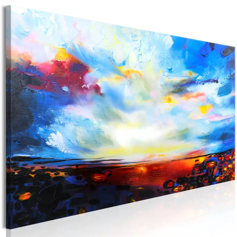 Achetez Aujourd’hui Schilderij - Colourful Sky (1 Part) Narrow - 120x40