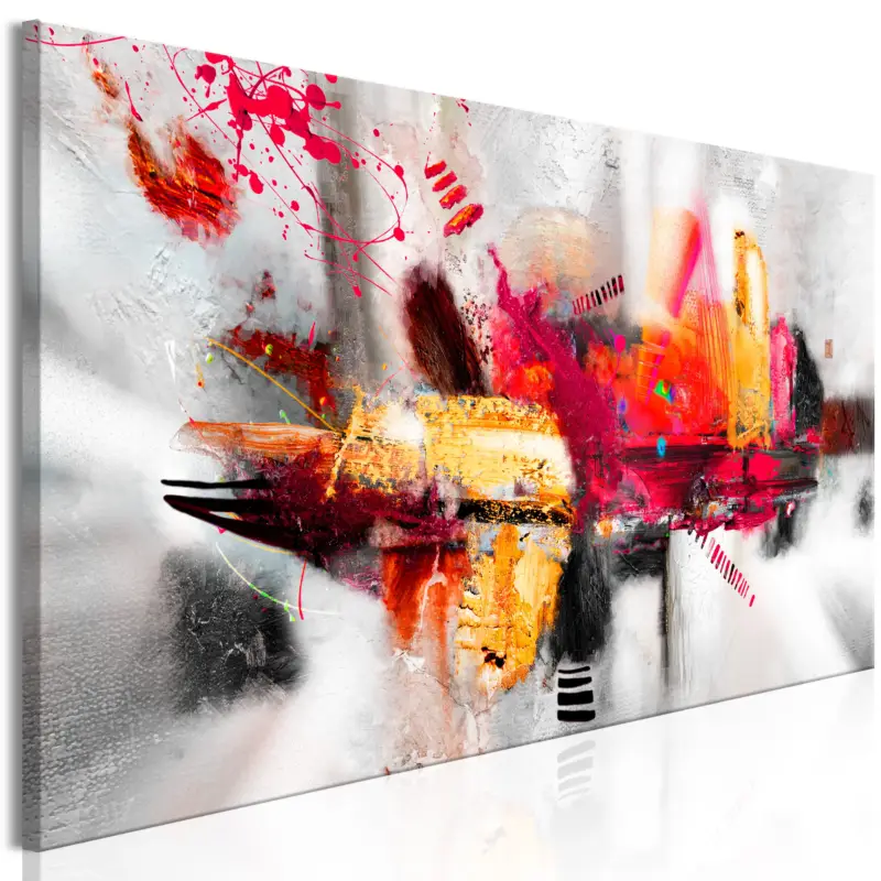 Schilderij - Colourful Installation (1 Part) Narrow - 135x45 Meilleure Vente
