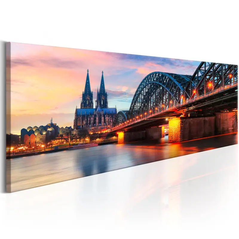 Schilderij - Cologne, Germany - 120x40 Top Vente