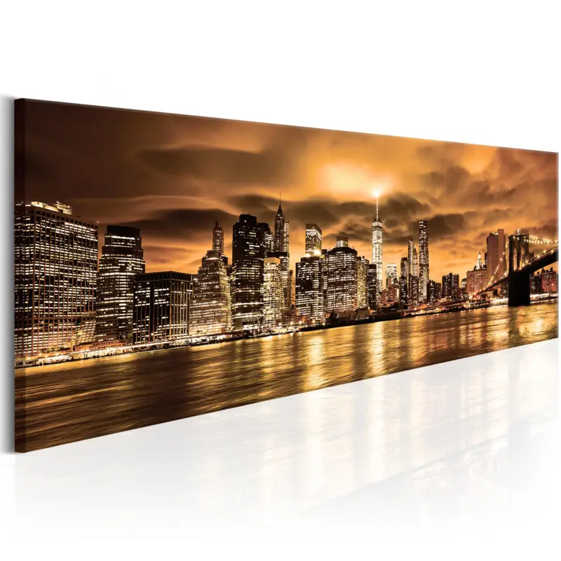 Schilderij - City of the Setting Sun - 135x45 Offre Spéciale