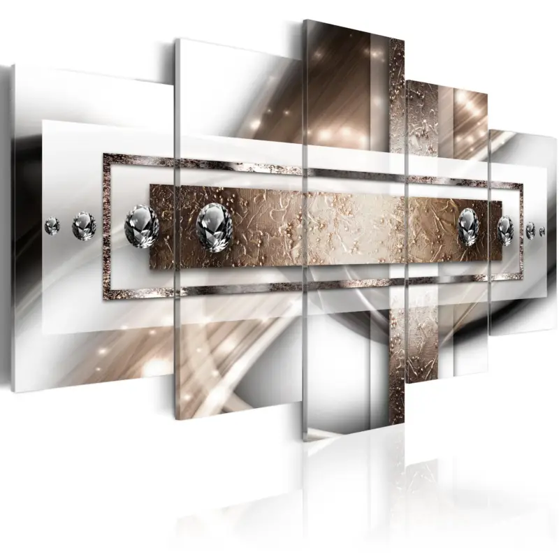 Seulement Aujourd’hui Schilderij - Cinnamon Wave - 200x100