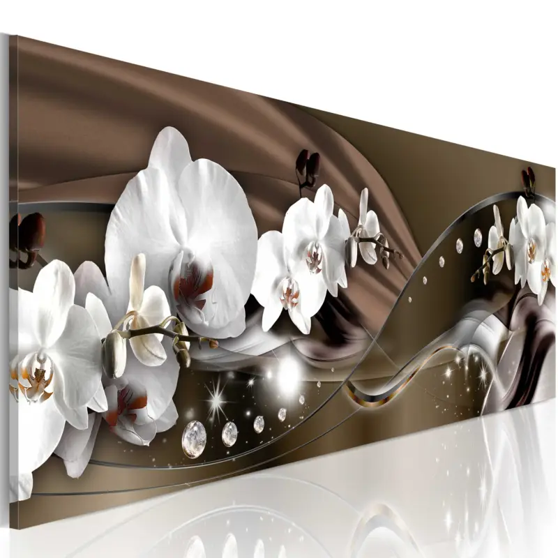 Usine Directe Schilderij - Chocolate Dance of Orchid - 120x40
