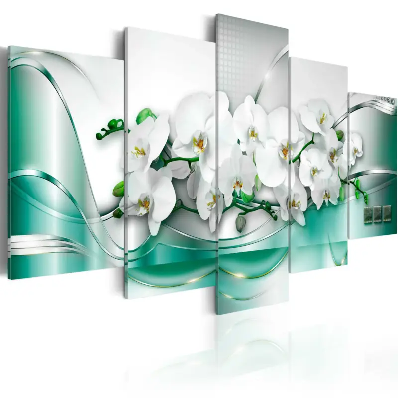 Commander Maintenant Schilderij - Celadon Ribbon - 200x100