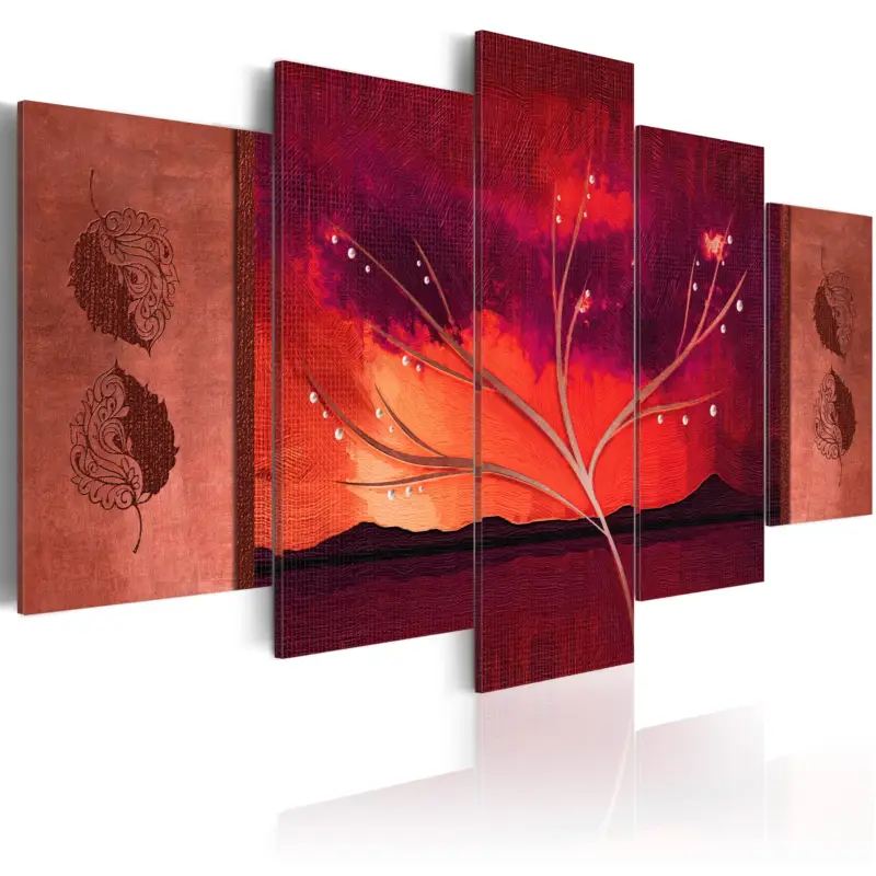 Vente Directe Schilderij - Carmine Autumn - 100x50