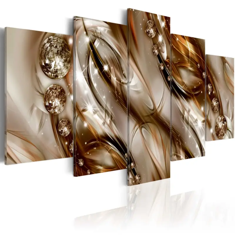 Super Prix Schilderij - Brown tide - 100x50
