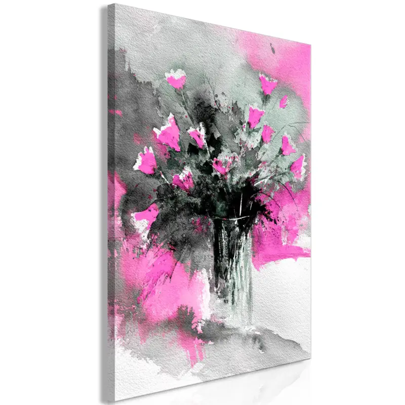 Commander Vite Schilderij - Bouquet of Colours (1 Part) Vertical Pink - 80x120