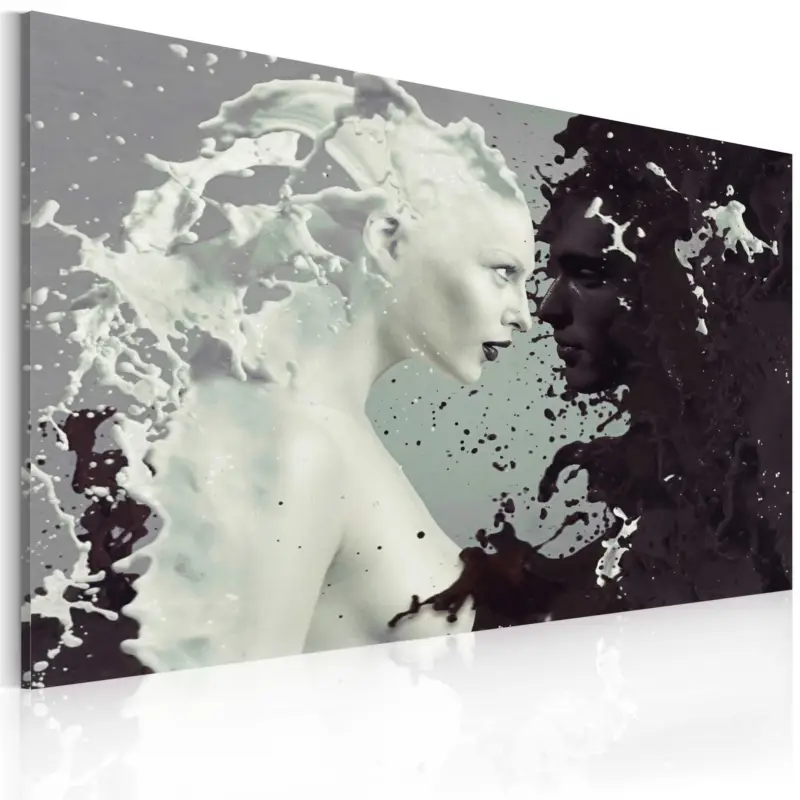 Top Vente Schilderij - Black or white? - 90x60