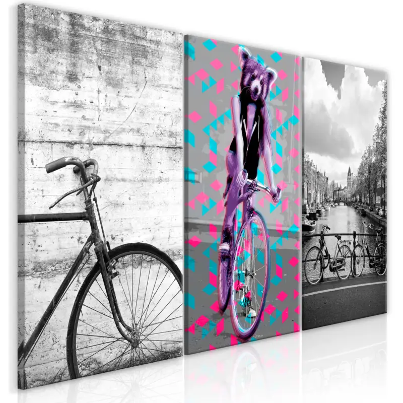 Jusqu’à Épuisement Des Stocks Schilderij - Bikes (Collection) - 120x60