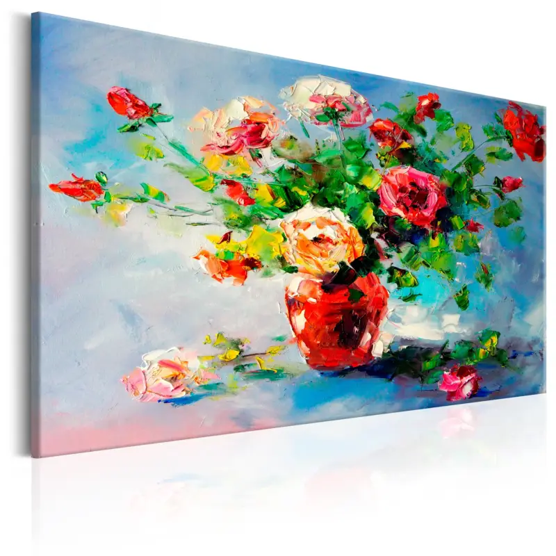 Commander Maintenant Schilderij - Beautiful Roses - 90x60