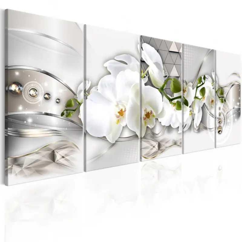 Commander Vite Schilderij - Beautiful Orchises - 225x90