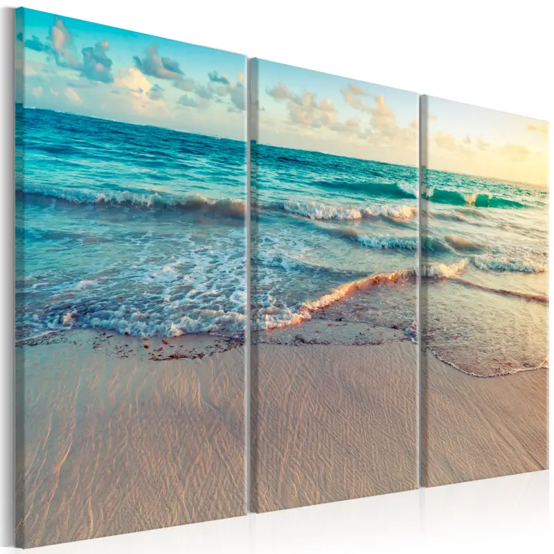 Seulement Aujourd’hui Schilderij - Beach in Punta Cana (3 Parts) - 90x60
