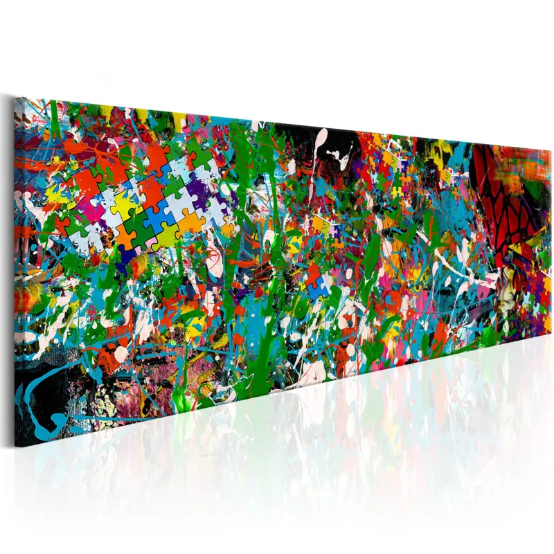 Dernier Modèle Schilderij - Artistic Puzzle - 135x45