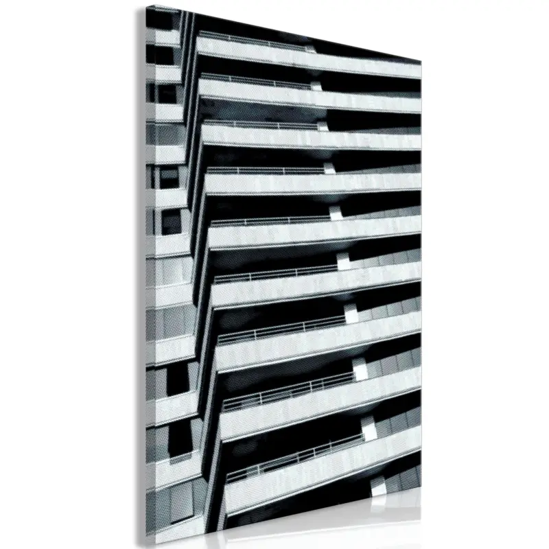 Vente Flash Schilderij - Architectural Raster (1 Part) Vertical - 40x60