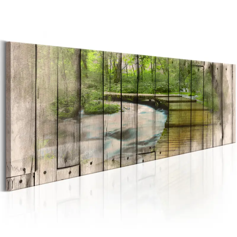 Schilderij - The River of Memories - 150x50 Must-Have