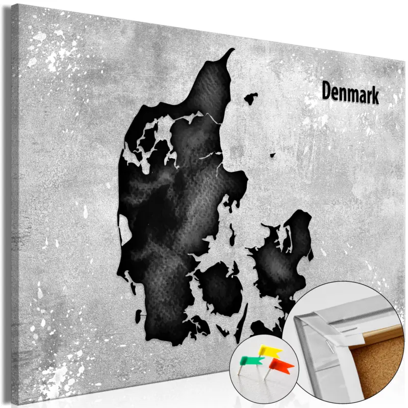 Seulement Aujourd’hui Kurk schilderij - Scandinavian Beauty [Cork Map] - 120x80
