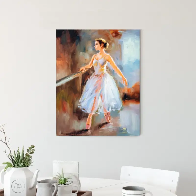 Acheter Direct Little Ballerina Canvas schilderij - 30 x 20 cm