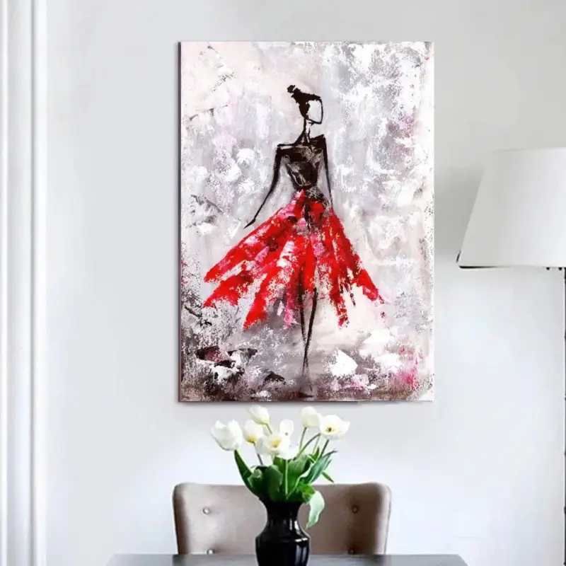 Dernier Modèle The Model Mannequin Canvas schilderij - 30 x 20 cm