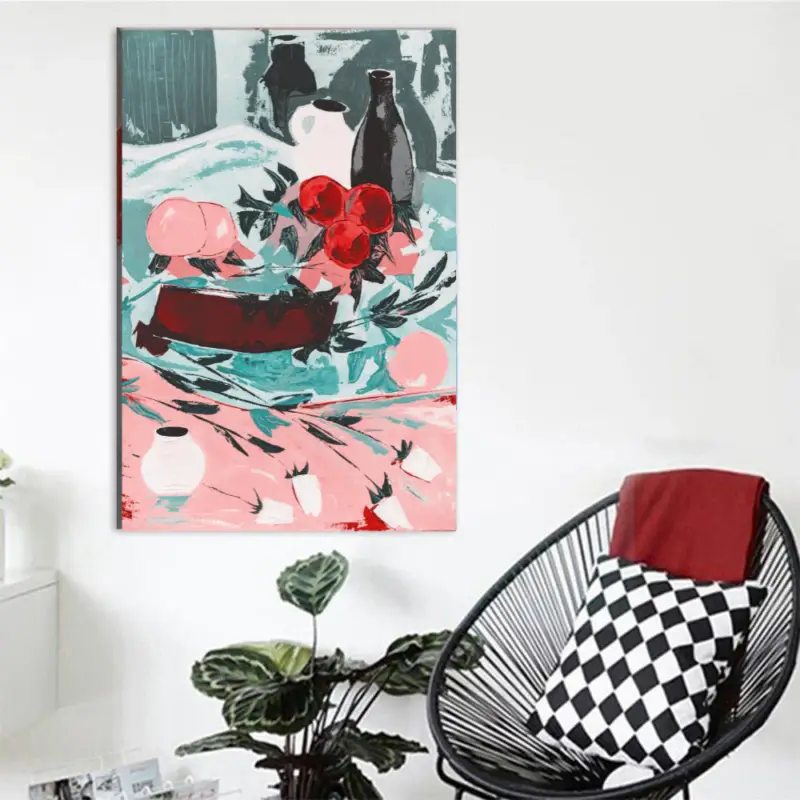 Commander Vite Dejeuner Parisian Art On Canvas schilderij - 30 x 20 cm