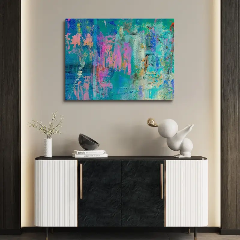 Vente Flash The Blues Canvas schilderij - 30 x 20 cm