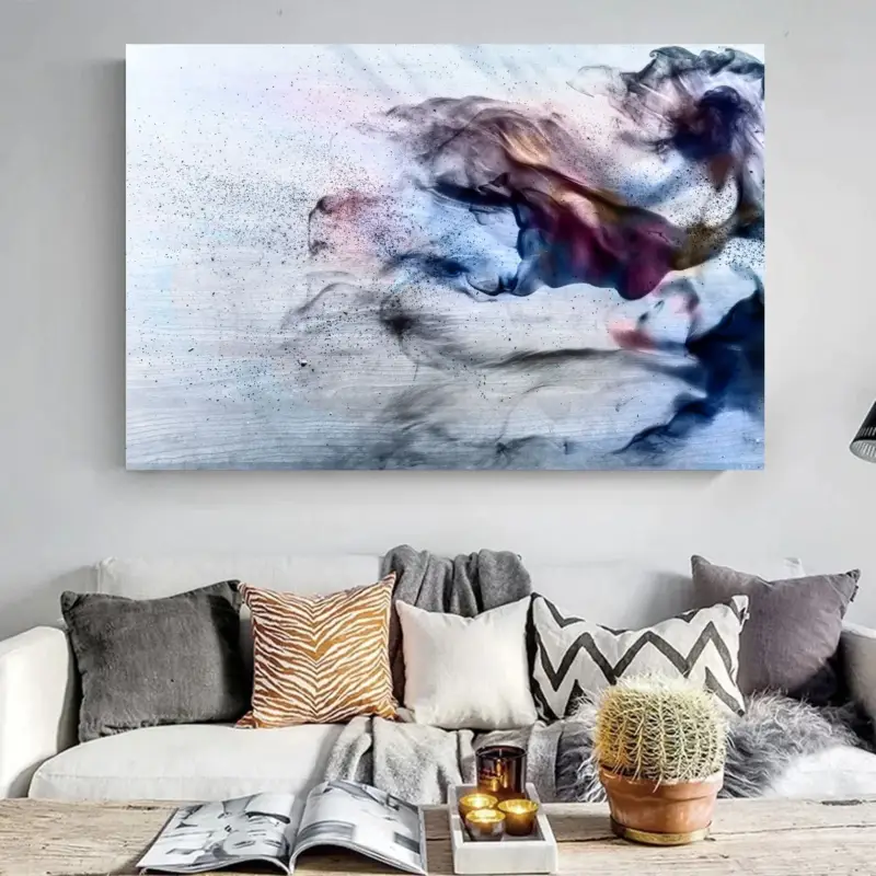 Vente Directe Underwater Ink Canvas schilderij - 90 x 60 cm