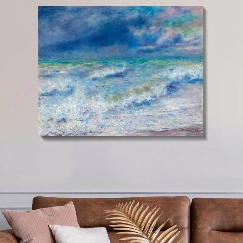 Top Vente The Big Blue Sea Canvas schilderij - 40 x 30 cm