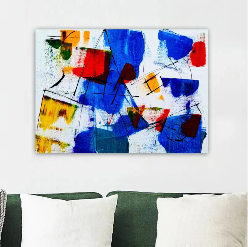 Affaire À Saisir Cort Abstract On Canvas schilderij - 50 x 40 cm