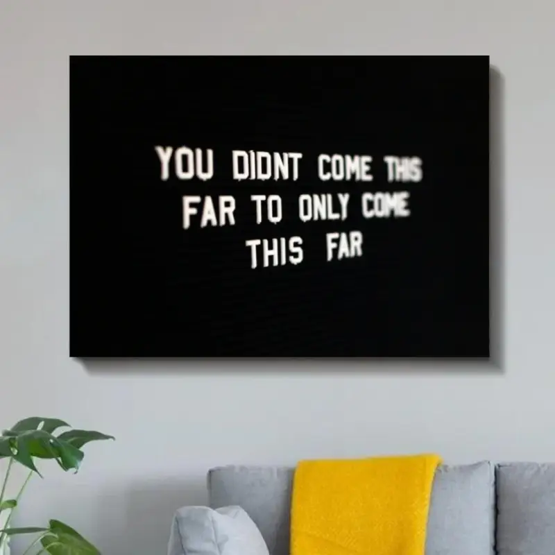 Acheter Direct Keep Going Print On Canvas schilderij - 40 x 30 cm