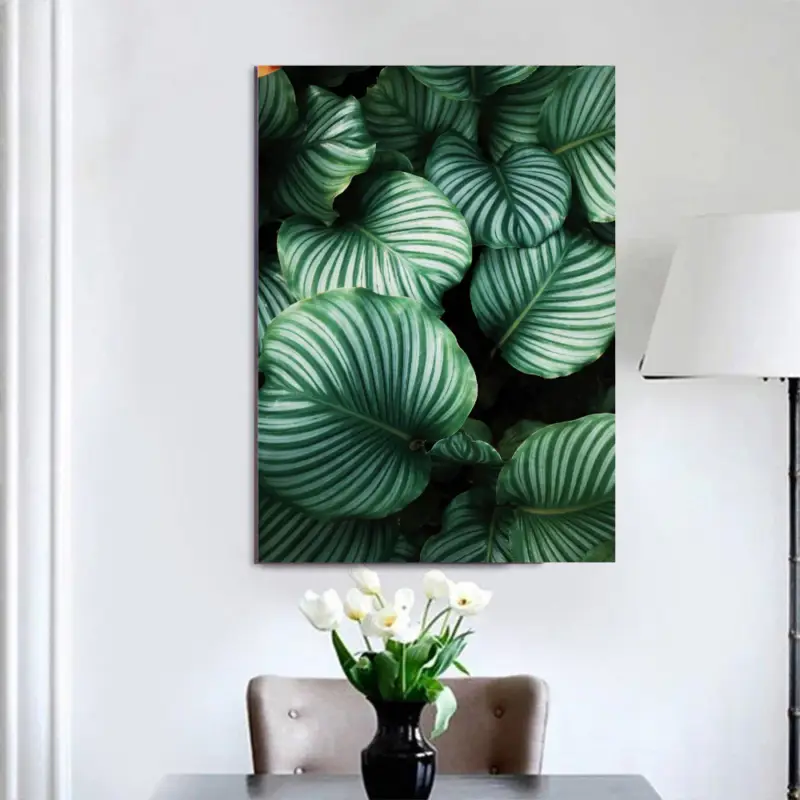 Soldes Koen Leaves Canvas schilderij - 60 x 40 cm