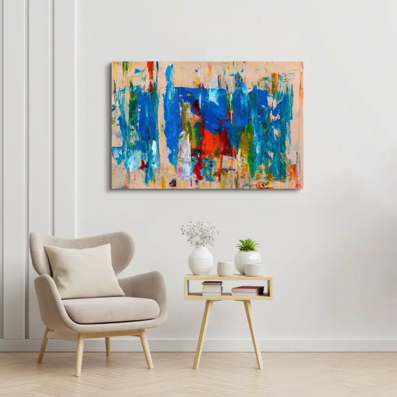 The Big Splash Canvas schilderij - 75 x 50 cm Achat Immédiat