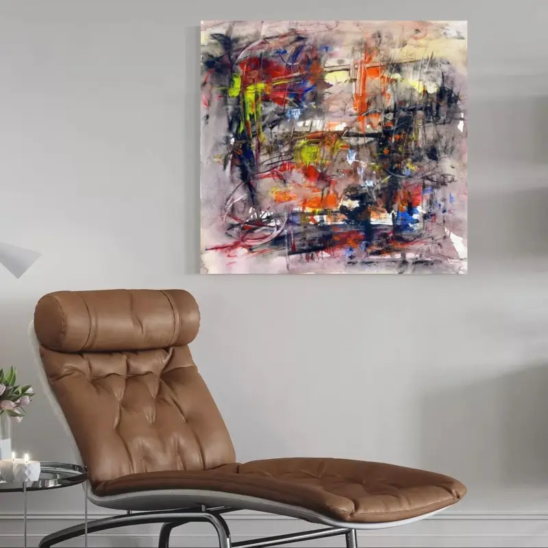 Soldes Paint Splash Canvas schilderij - 60 x 40 cm