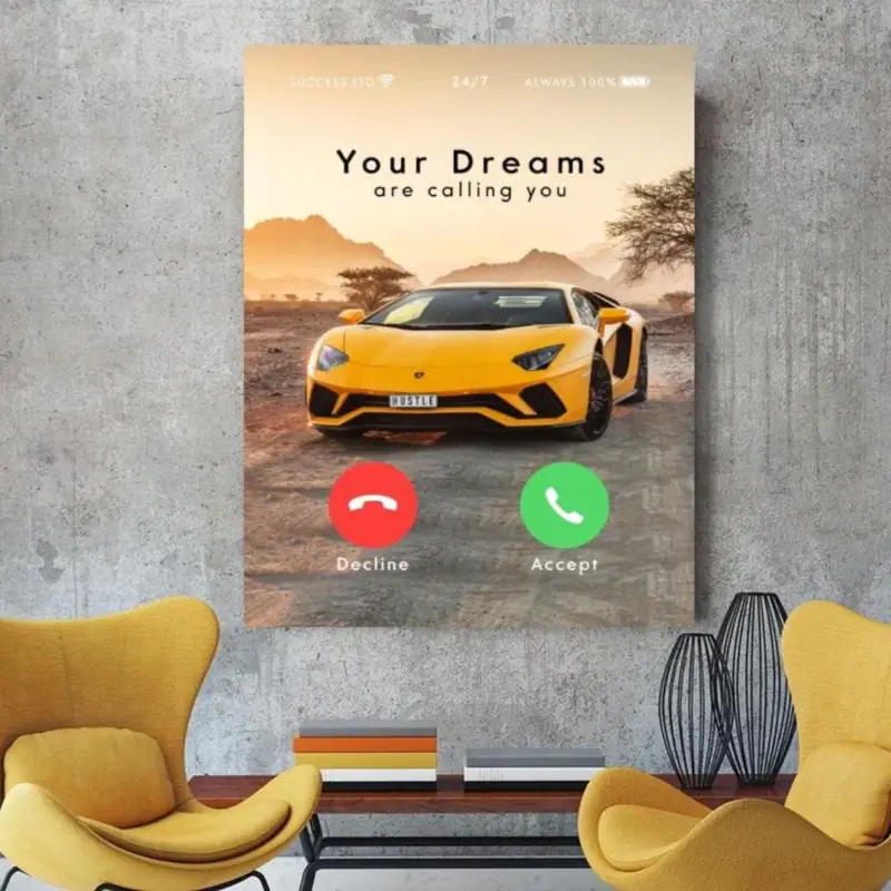 Your Dreams Canvas schilderij - 20 x 30 cm Achat Immédiat