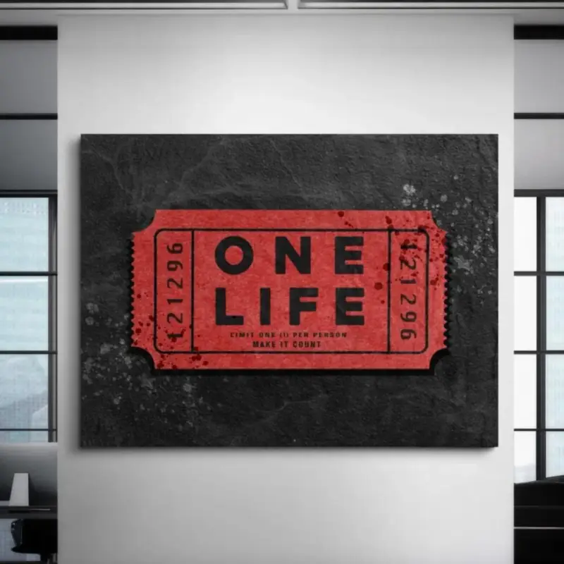 Vente Directe Make It Count Canvas schilderij - 30 x 40 cm