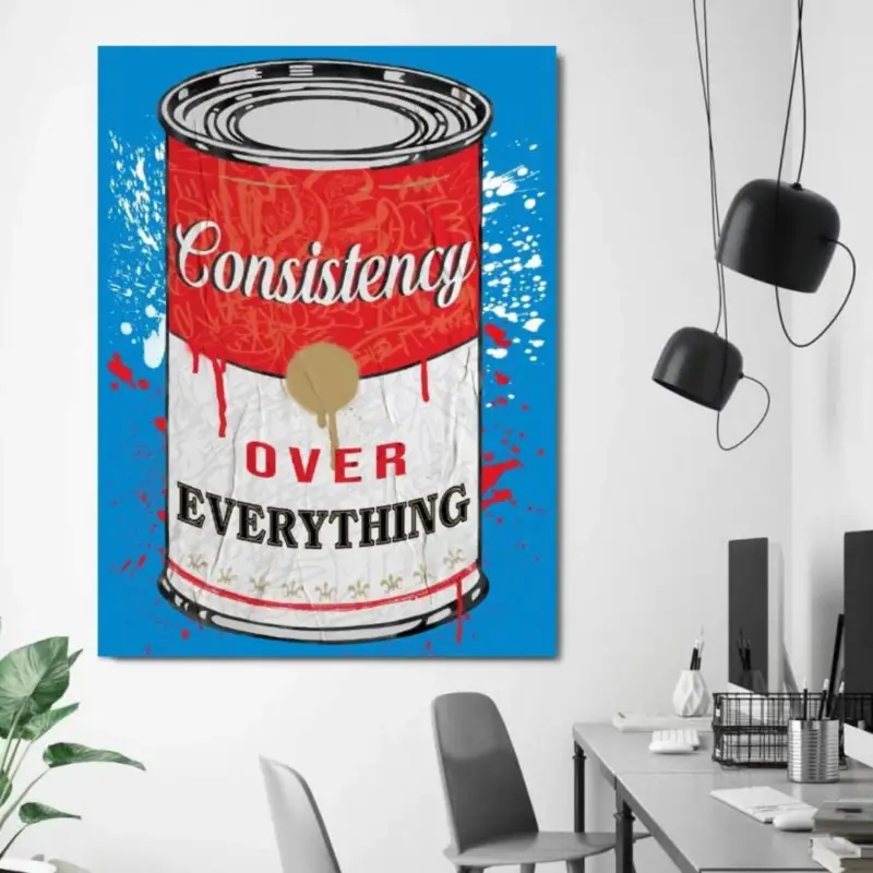 Commande En Gros Consistency Canvas schilderij - 30 x 40 cm