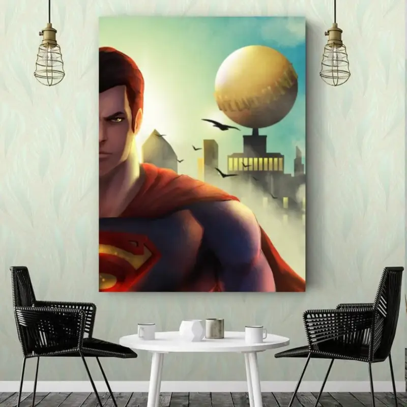 Solde Superman Canvas schilderij - 30 x 40 cm