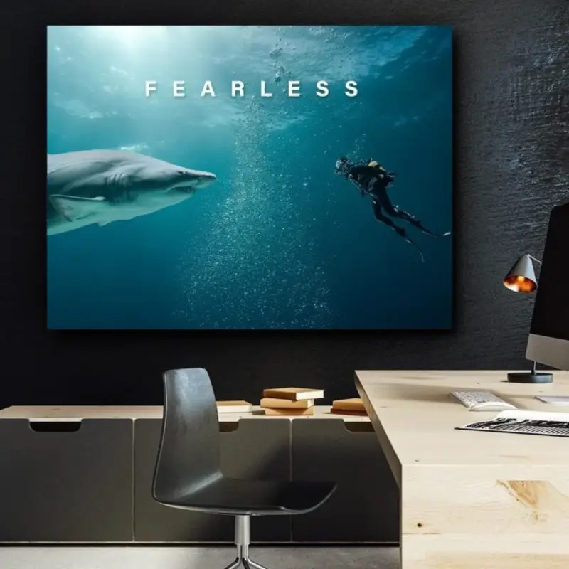 Commande En Gros Fearless Canvas schilderij - 50 x 75 cm