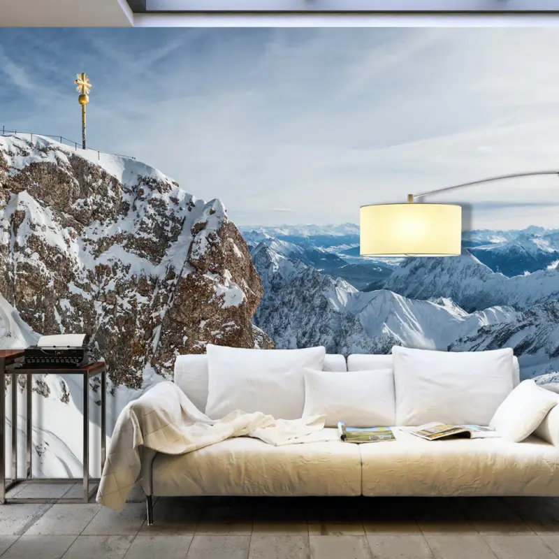 Fotobehang XXL - Winter in Zugspitze - 500x280 Retour Gratuit