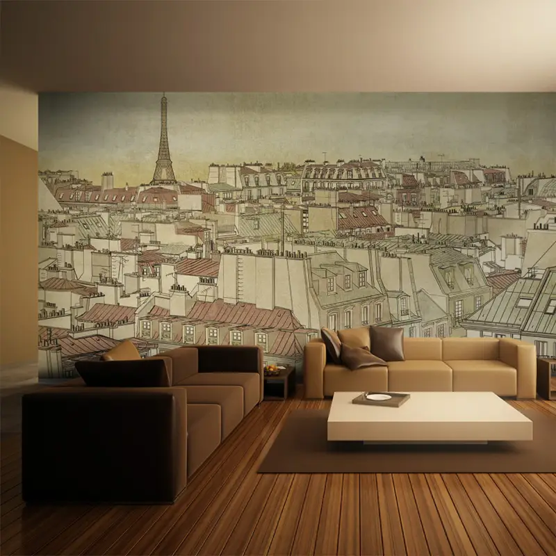 Achat Immédiat Fotobehang XXL - Tot ziens in Parijs! - 550x270