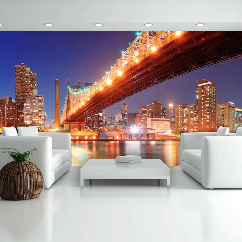 Fotobehang XXL - Queensborough Bridge - New York - 550x270 Acheter En Ligne