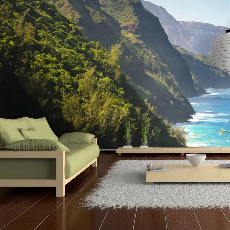Fotobehang XXL - Na Pali Coast, Kauai, Hawaii - 550x270 Authentique