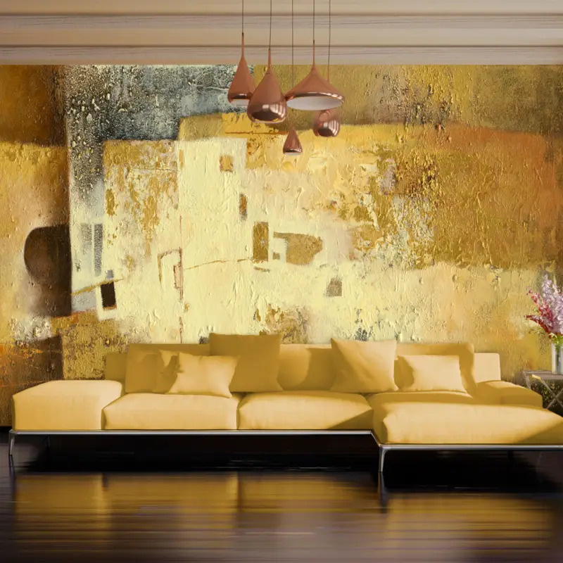 Offre Exclusive Fotobehang XXL - Golden Oddity II - 500x280
