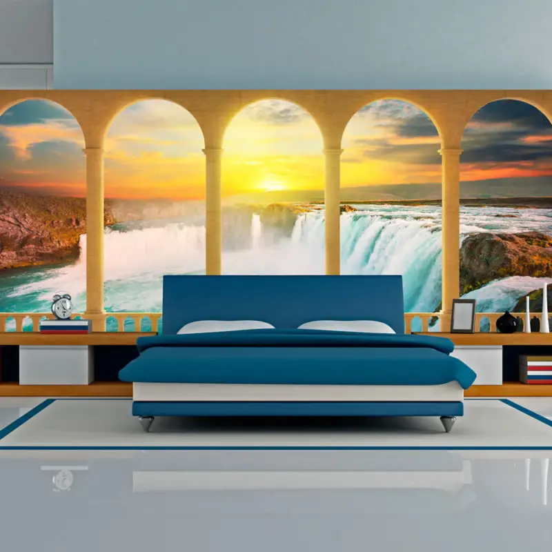 Nouveauté Fotobehang XXL - Dream about Niagara Falls - 550x270