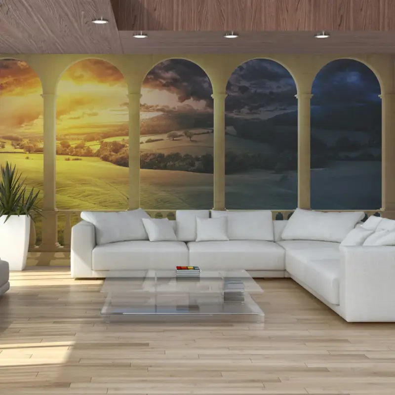 Meilleure Vente Fotobehang XXL - Dream about magical fields - 550x270