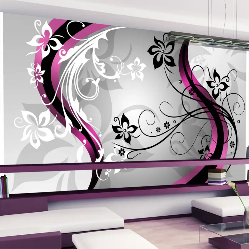 Fotobehang XXL - Art-flowers (pink) - 500x280 Must-Have