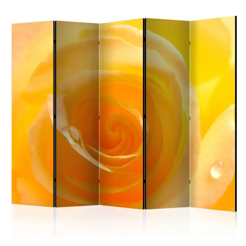 Kamerscherm - Yellow rose II [Room Dividers] - 225x172 Livraison Gratuite