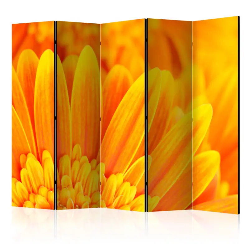 Offre Du Jour Kamerscherm - Yellow gerbera daisies II [Room Dividers] - 225x172